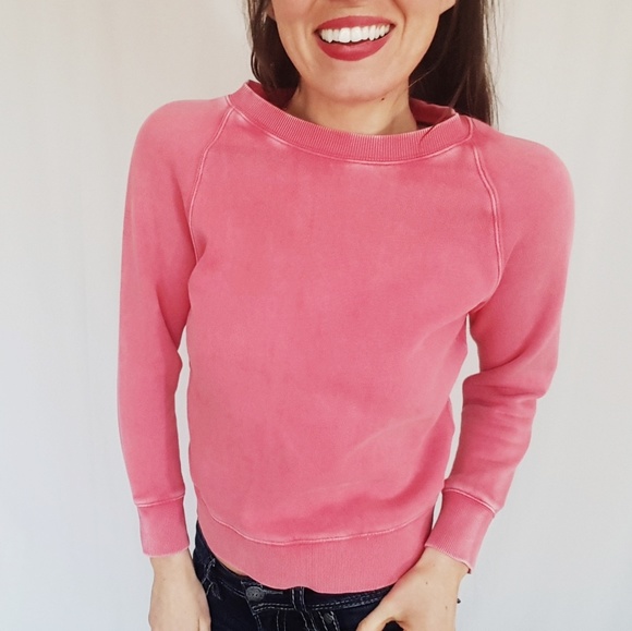 Free People Tops - Free People Intimately coral sweatshirt -B5